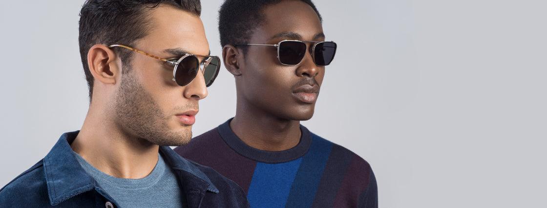 Men's clip on sunglasses online